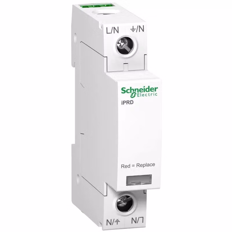 Schneider Electric Scaricatore di sovratensione iPRD40r, Tipo 2, Moduli di protezione innestabili, 1P, Imax 40 kA A9L40101