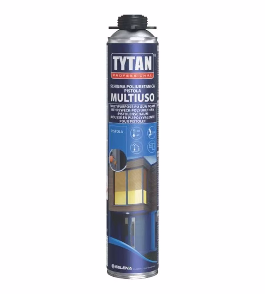 Schiuma poliuretanica multiuso per pistole 750 ml