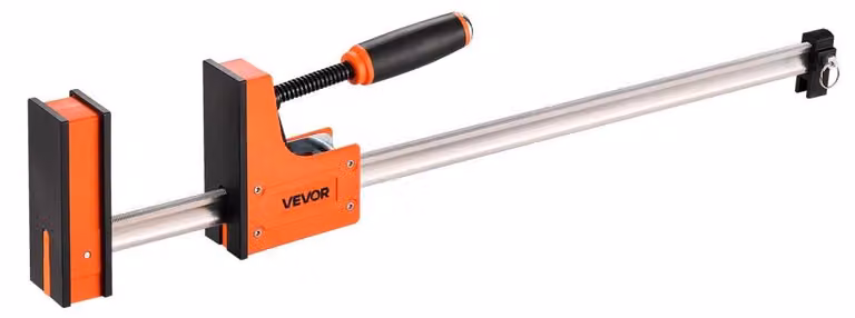 Morsetto adesivo per lavorazione del legno - Apertura: 91,4 cm - Capacità di carico: 680 kg - Materiale: plastica e Acciaio al carbonio - Colore: arancione - Morsetto a F parallelo