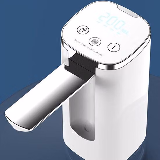 Pompa per acqua USB-C portatile - Pompa elettrica automatica portatile per acqua potabile, ideale per casa, ufficio, campeggio e cucina; pompa portatile per acqua potabile, soluzione ideale per la desalinizzazione dell'acqua in ufficio
