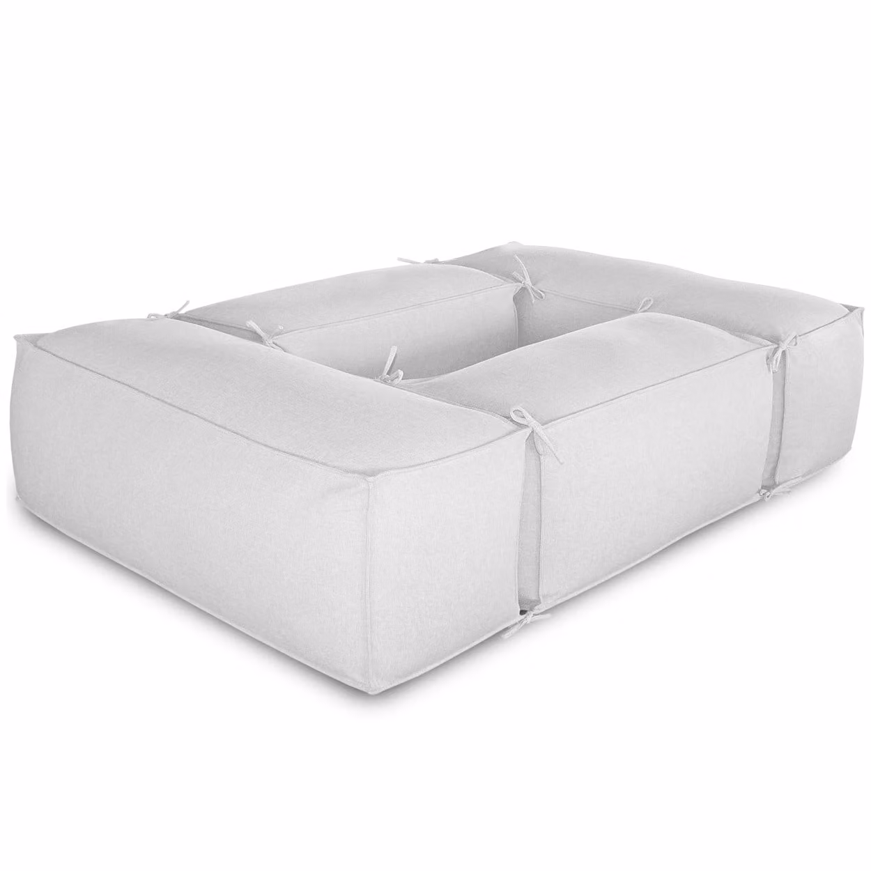 Salottino da esterno 2+2 moduli Grigio
