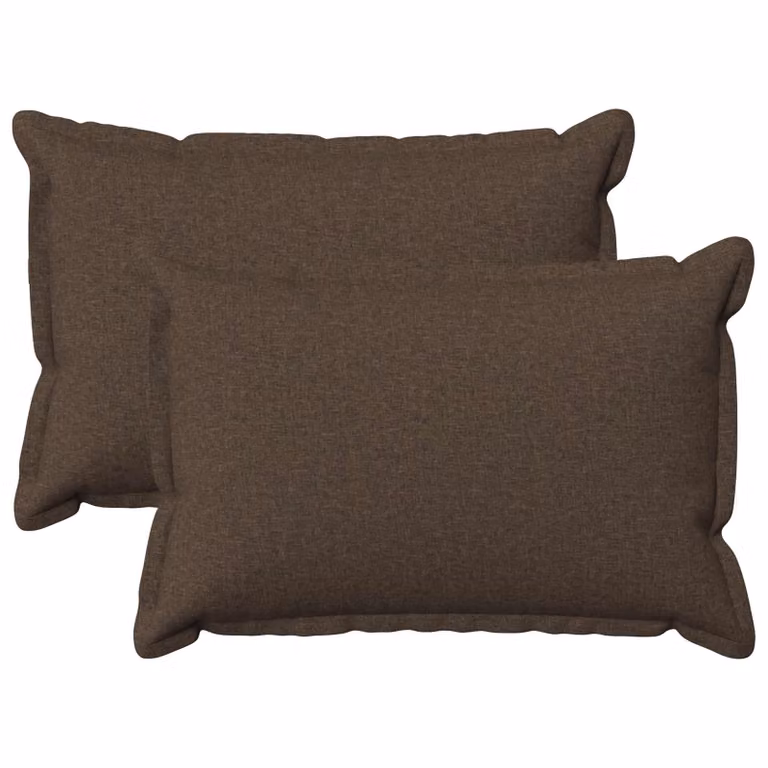 Set di 2 federe vidaXL HOUTEN color tortora, L/P: 50 x 30 cm