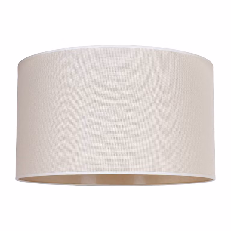 Paralume Roller, beige, Ø 40 cm, altezza 22 cm Roller Duolla, Tessuto / Stoffa / Seta
