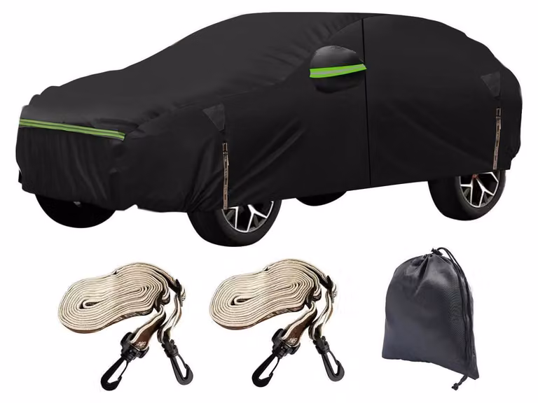 Copertura per auto compatibile con Toyota C-HR dal 2016 al 2024, impermeabile, con protezione UV, a 6 strati, dotata di cerniera laterale sinistra
