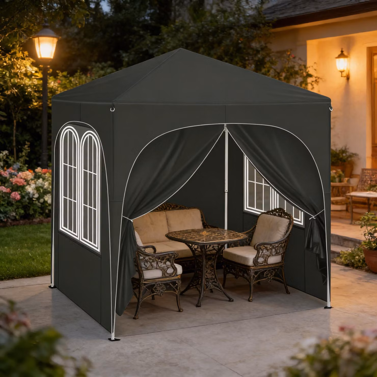 Protezione eventi, gazebo da esterno, tenda per feste, gazebo per giardino, patio (solo con gazebo)