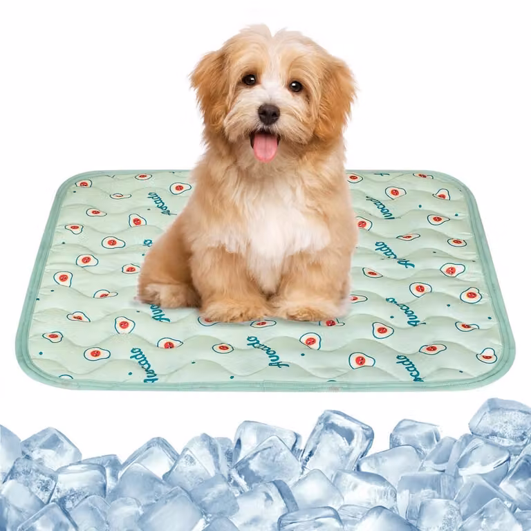 Tappetino refrigerante per cani e gatti, auto-raffreddante, lavabile, traspirante, 50 x 40 cm