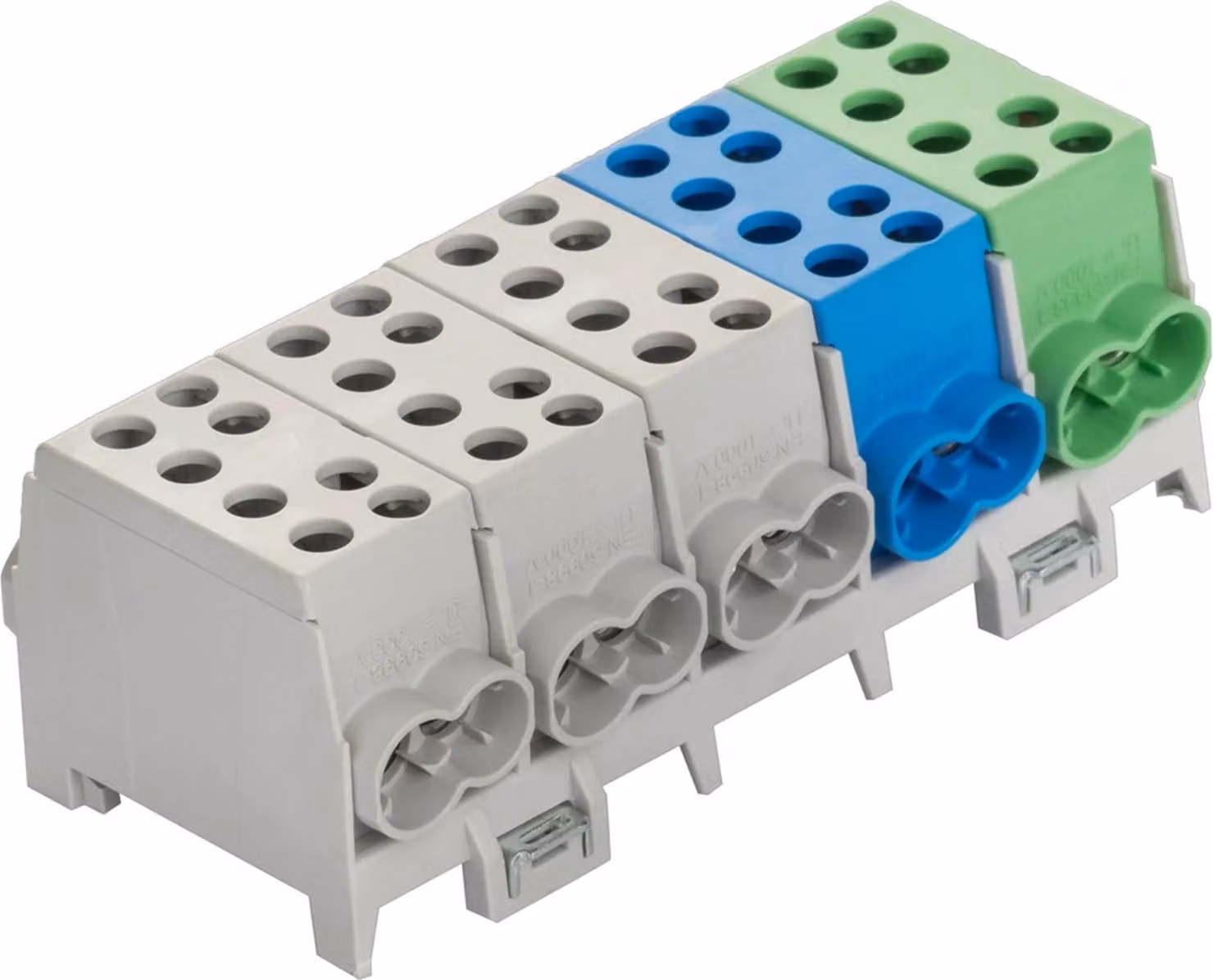 Morsetto di derivazione per linea principale Pollmann, 5 poli, 5 ingressi 2x35², 5 uscite 2x25mm², 1 pz.