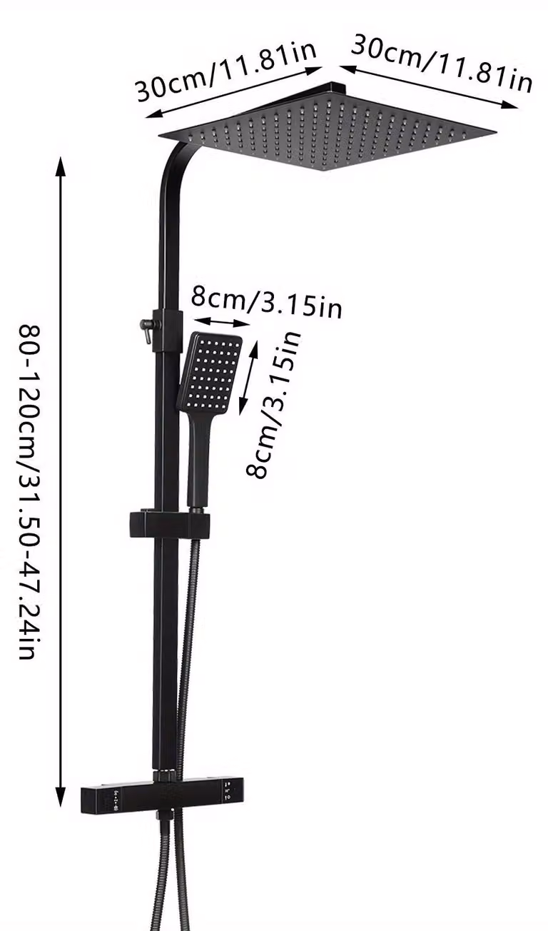Doucheset - Set per doccia - Kit doccia - Doccetta - Sistema doccia - Miscelatore termostatico