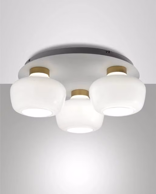 Kino Plafoniera Bianca 3Luci
