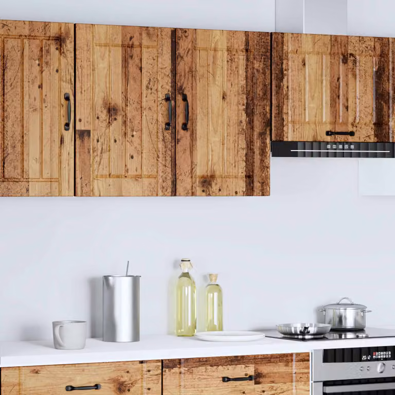 vidaXL Pensile da Cucina Lucca Legno Antico in Legno Multistrato