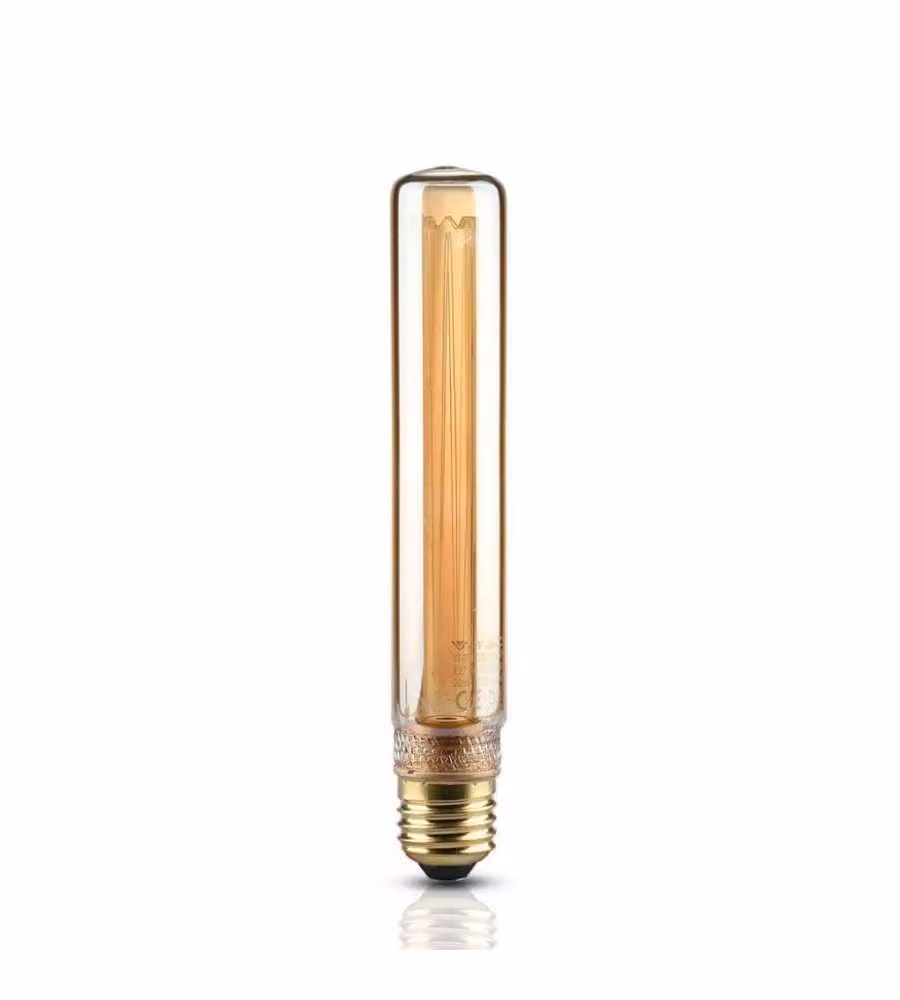 V-TAC Lampadina LED E27 2W T30 Candela Filamento Ambrato Art 1800K