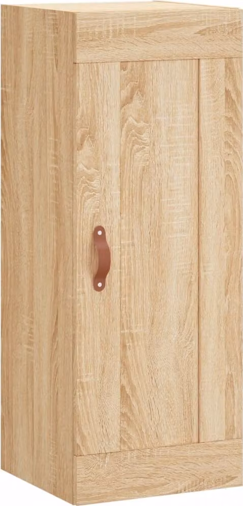 Mobile a Parete Rovere Sonoma 34,5x34x90 cm Legno Multistrato