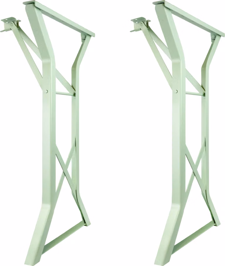 Natural Goods Berlin, set per tenda da birra fai da te, telaio per tavolo pieghevole, telaio per panca, set per tendone, inossidabile, 2 pezzi, H70 x L42cm - tavolo, verde pastello