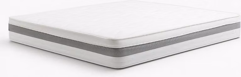 Materasso The White Stone 90x200 | Schiuma idrosensibile, elevata resistenza, traspirante e anallergica | Comfort stabile e sostegno ergonomico | Pratica confezione sottovuoto