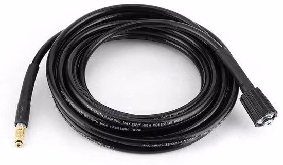 Tubo flessibile ad alta pressione, 6 metri - Compatibile con i modelli Karcher K2/K3/K4/K5 - Ad alta pressione - Resistente - Leggero - Resistente agli urti