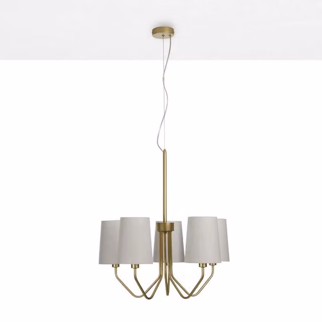 Lampadario 5L ALVAR oro