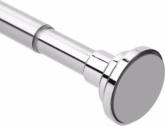 Asta telescopica per paraschiuma in acciaio resistente alla corrosione - utilizzabile per altezze comprese tra 168 e 194 cm