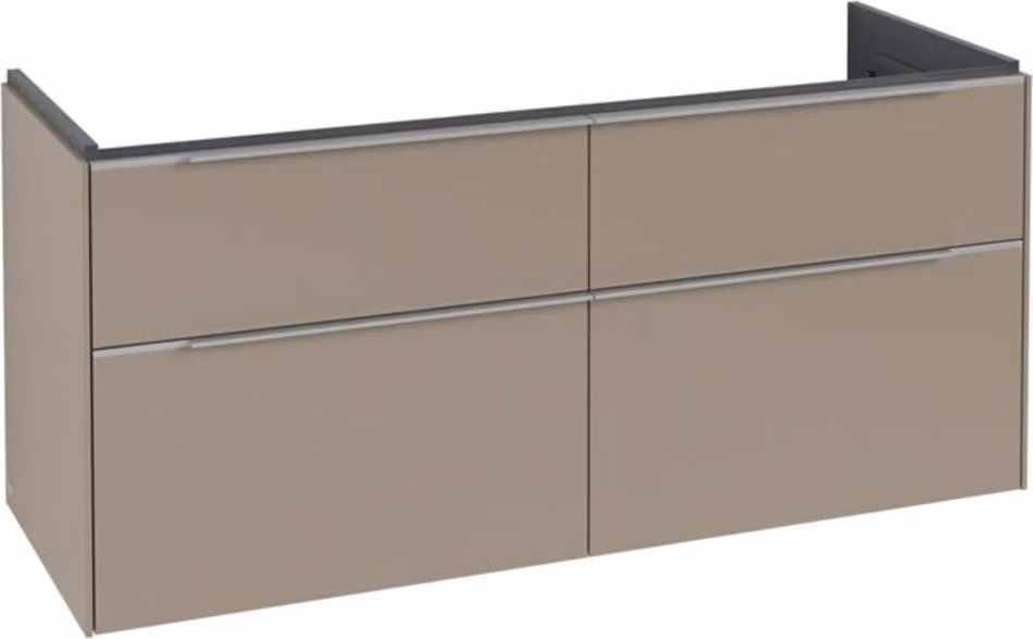 Villeroy & Boch Subway 3.0 armoire sous lavabo, 4 tiroirs, 1272x576x478mm, C56800VM, C56800VM