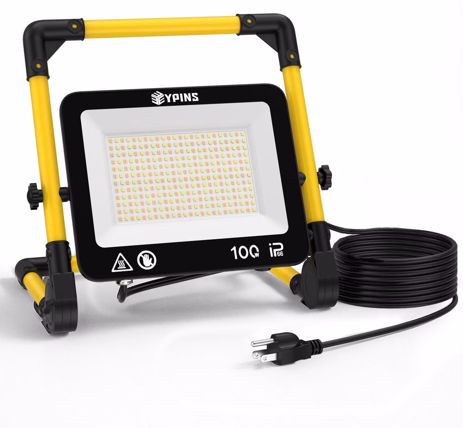 Lampada a LED da esterno, 100 W, 8700 lumen, 3 temperature di colore, grado di protezione IP66, cavo da 5 metri