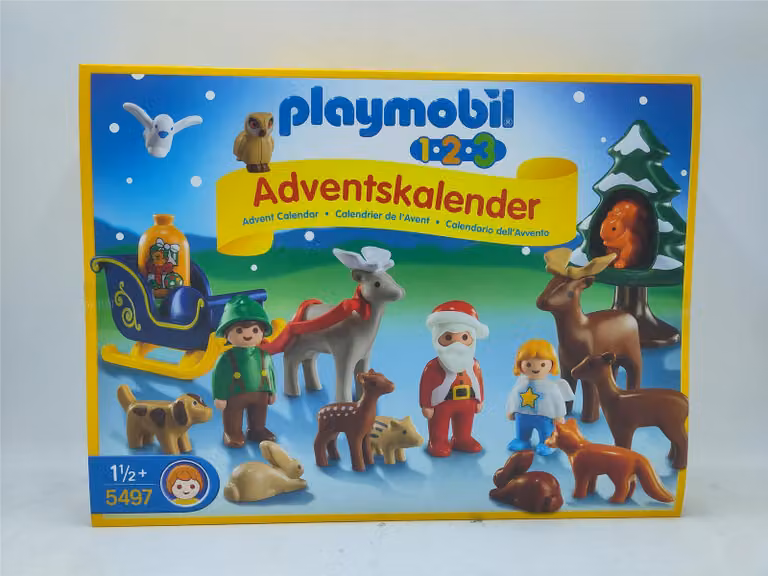 PLAYMOBIL 1.2.3 Calendario dell'Avvento 2017 Foresta di Natale