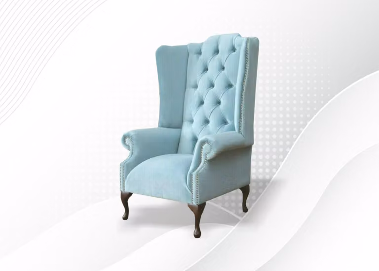 Chesterfield Sessel Fernseh Couch 1 Sitzer Sofa Textil Stoff Couchen Polster