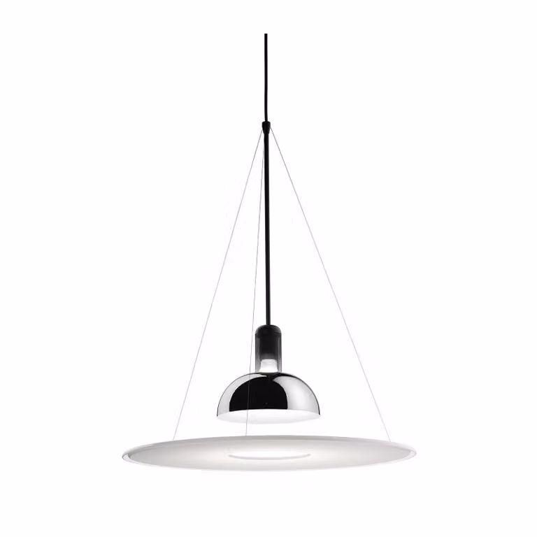 Flos - Frisbi - Lampada a sospensione - Cromo