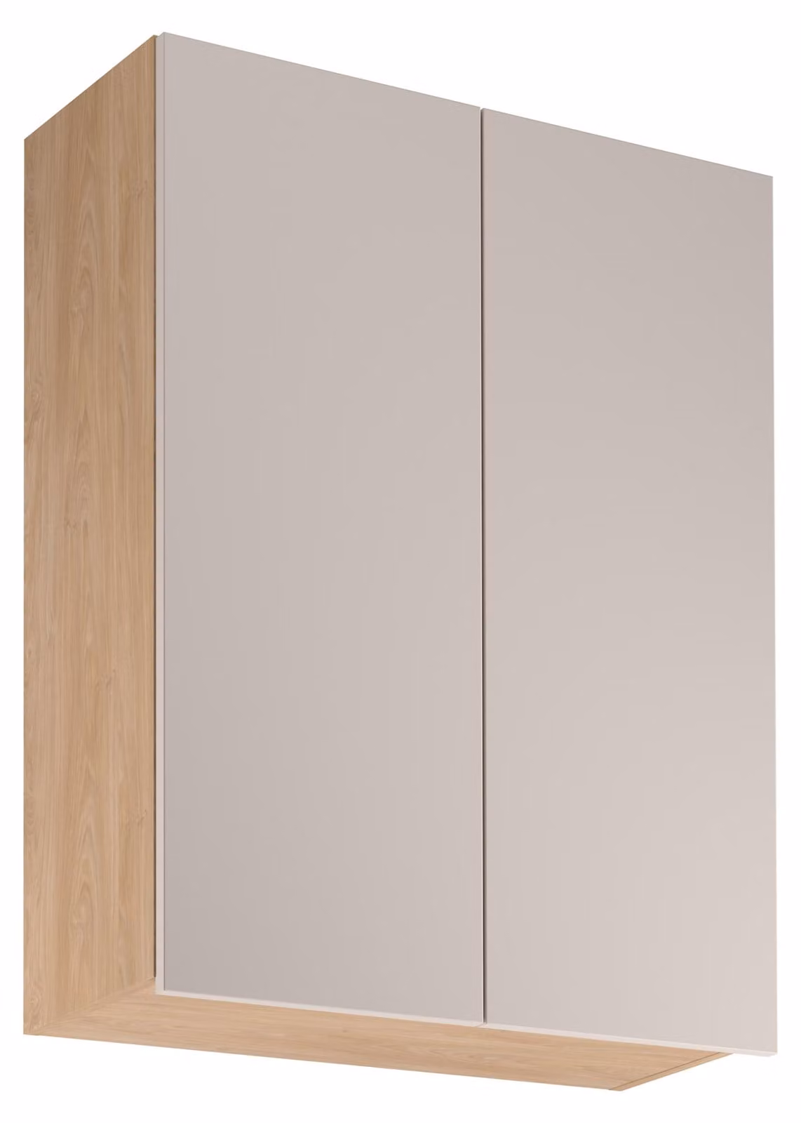 Pensile alto da cucina SALERNO - larghezza 80 cm, rovere / beige
