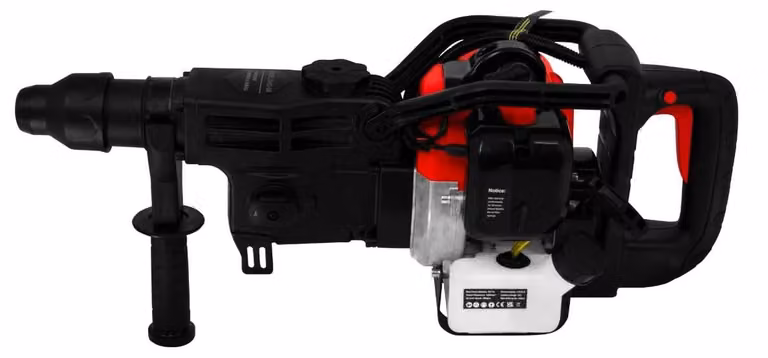 Trapano a benzina, 0,9 kW, 7500 giri/min, velocità variabile, mandrino da 12 mm, utensile per martello demolitore