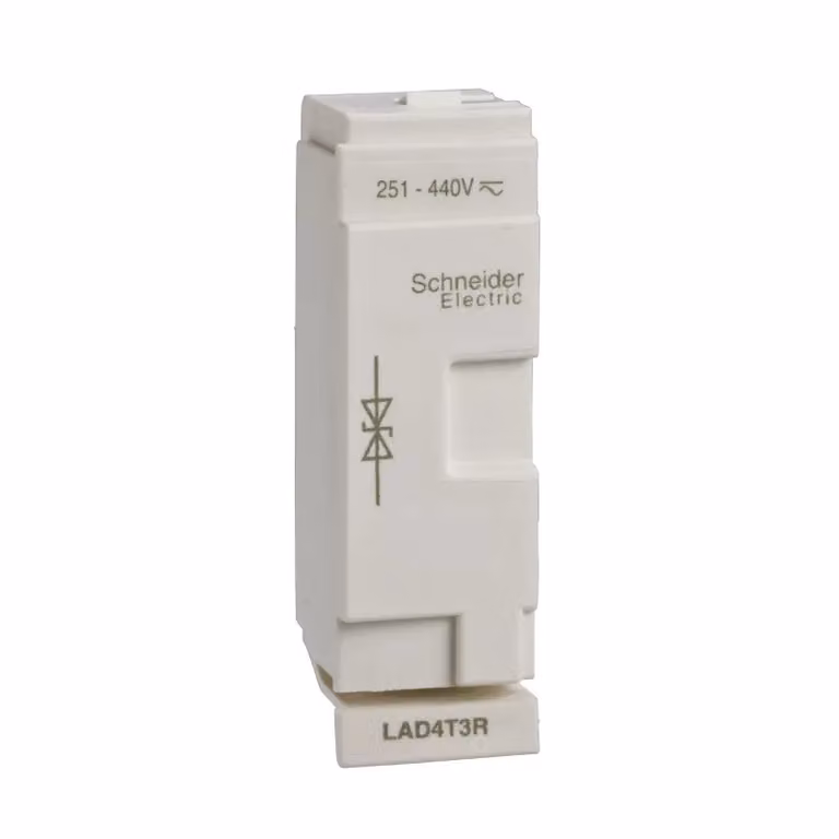 Modulo di cablaggio Schneider Electric, diodo speciale, 440 V CA/CC, per D40A/D65A LAD4T3U