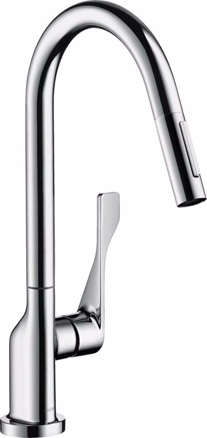 Hansgrohe Axor Citterio cromo Eco miscelatore per lavello con doccetta estraibile, 39832000