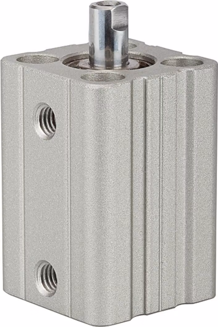Cilindro Riegler a corsa breve "ACQ " a doppio effetto, pistone Ø 16, corsa 55, M5x0,8