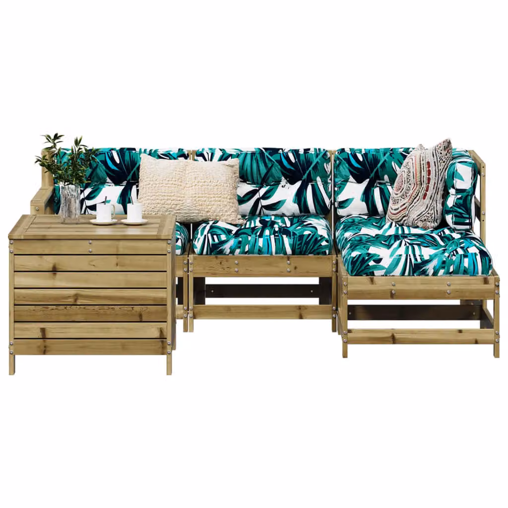 Maison Exclusive - Set da giardino da 5 pezzi in legno di pino trattato