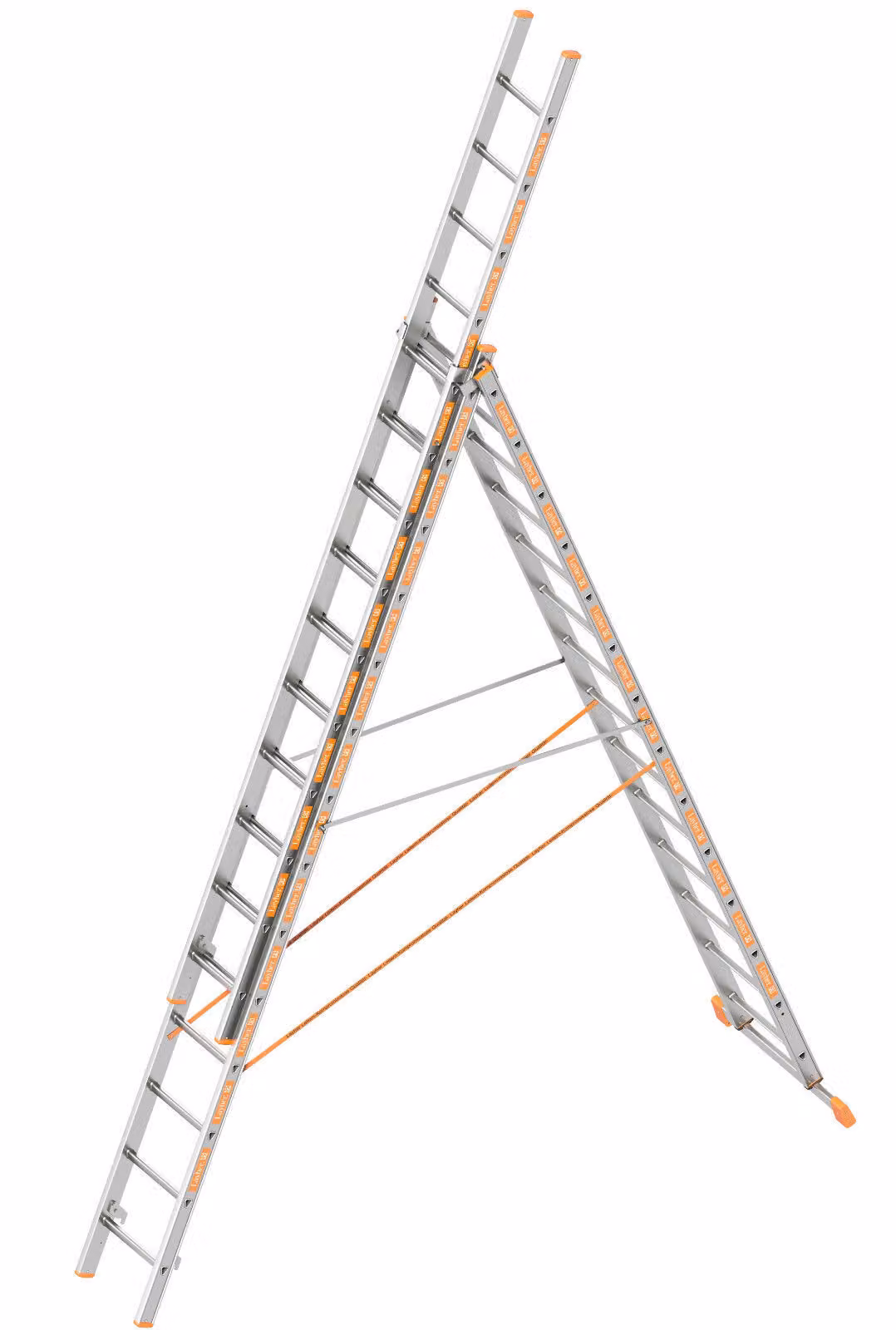 Layher Allzweckleiter 3-teilig Topic 1040 3x14 Sprossen