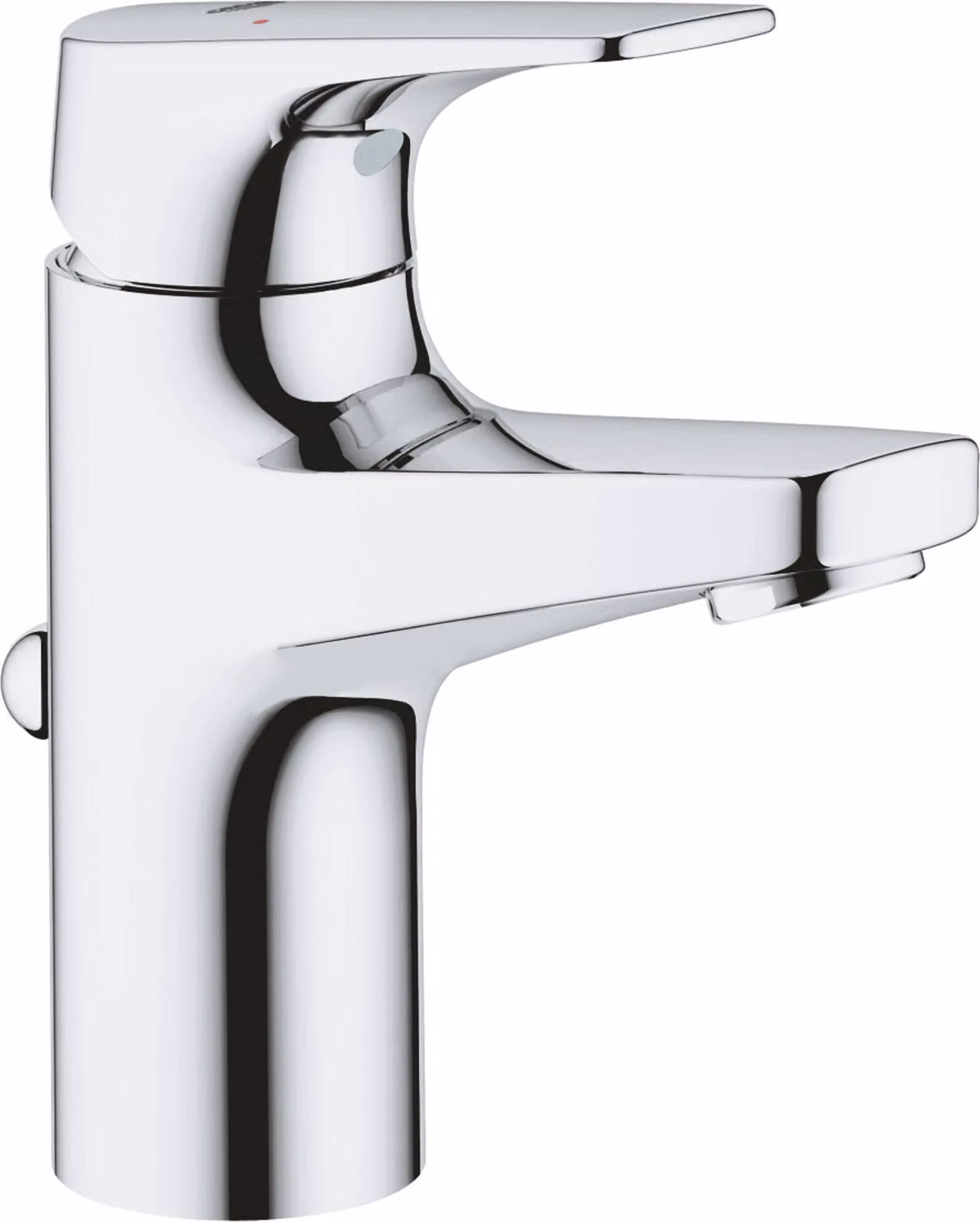 Miscelatore monocomando per lavabo Grohe BauFlow 23751, misura S, cromato, 1 pezzo.