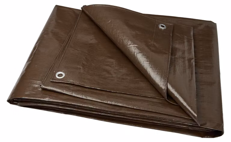 Elzusha - Telo impermeabile per vela con occhielli, 3x5 metri - Resistente ai raggi UV e allo strappo
