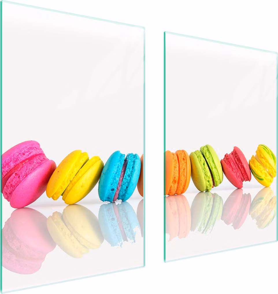 Pannello Di Protezione In Vetro Per Cucina 65X52 Colorato