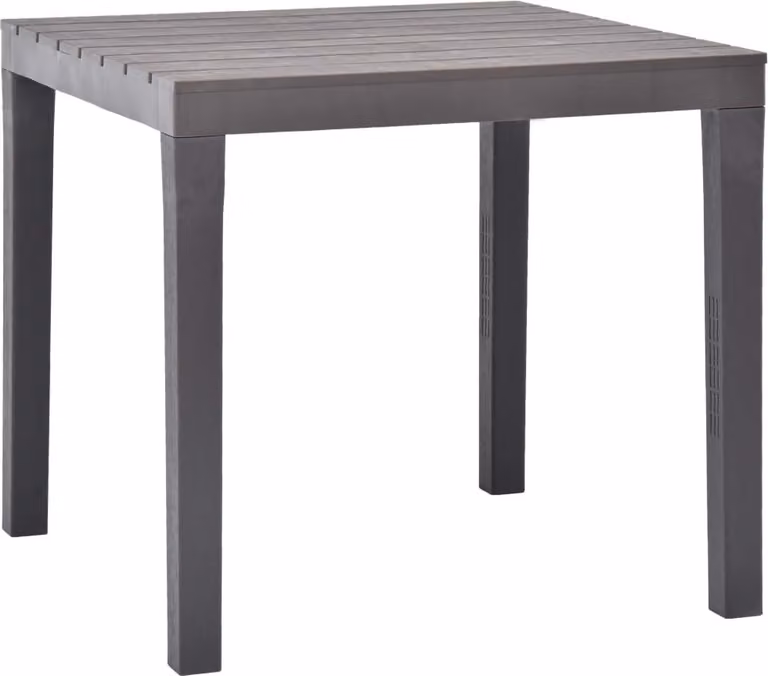 Maison Exclusive - Tavolo da giardino color mocca 78 x 78 x 72 cm Plastica
