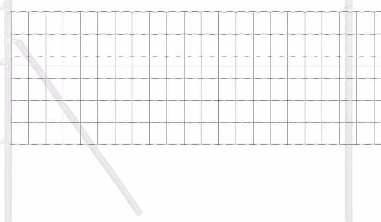 Recinzione Euro Grigio 0,6 x 50 m Ferro rivestito in PVC