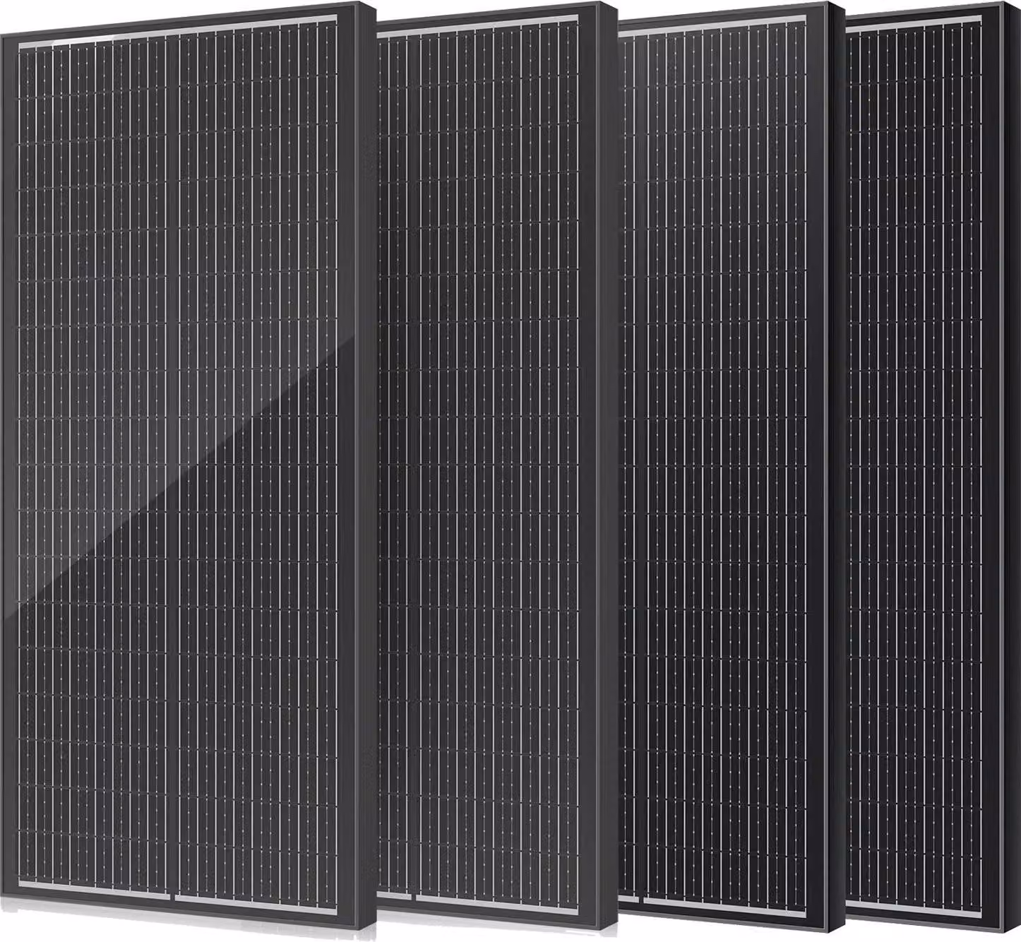 Pannello solare, silicio monocristallino, compatibile con sistemi off-grid, 100 W x 4
