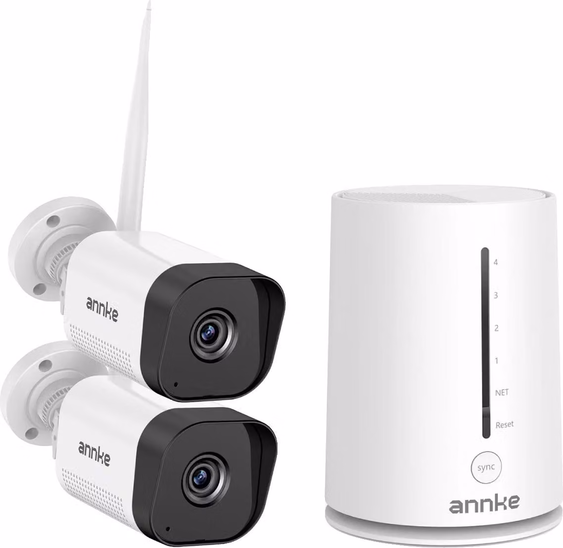 Sistema CCTV, tecnologia wireless, capacità di visione notturna, telecamera 2PCS
