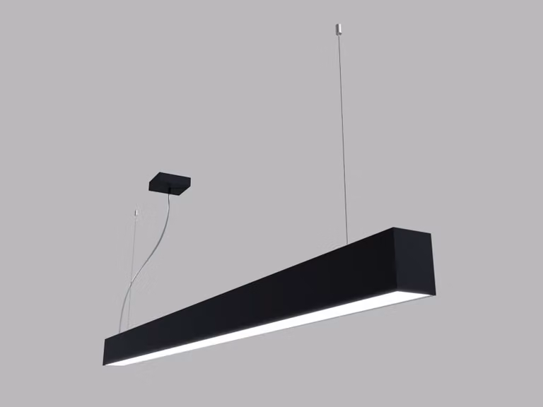 LED2 3314353DT Lampada a sospensione LINO II 150 P-Z, B TRIAC 49W 3000K/3500K/4000K nera