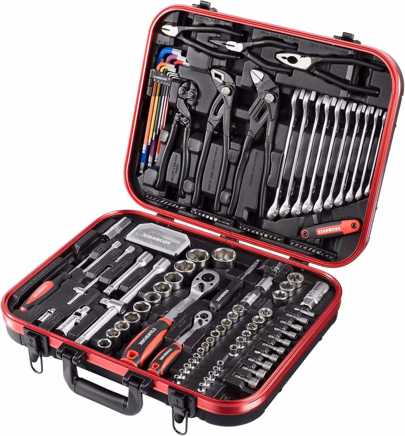 TRUE MECHANIC: Set di 169 utensili meccanici professionali, sistema metrico