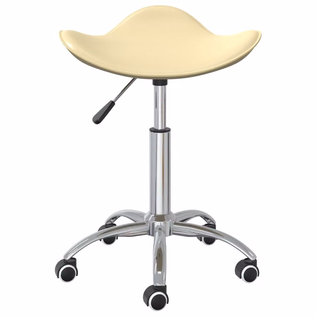 Sedia da Ufficio Crema in Pelle finta