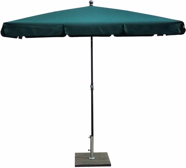 Ombrellone da Giardino 210x130 cm Palo Ø27 mm in Acciaio Maffei Novara Verde