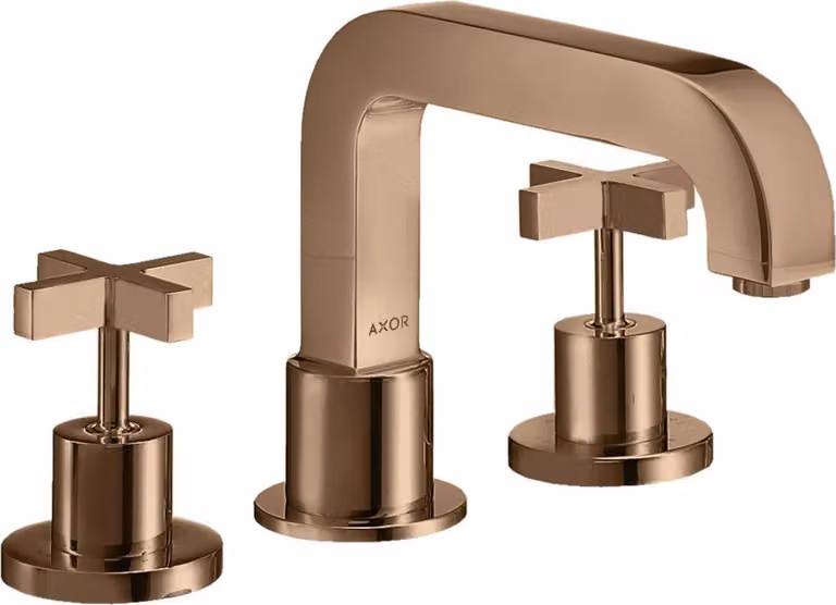 hansgrohe AXOR Citterio AXOR 3 trous pour bord de baignoire, poignées transversales, 39436300, 39436300