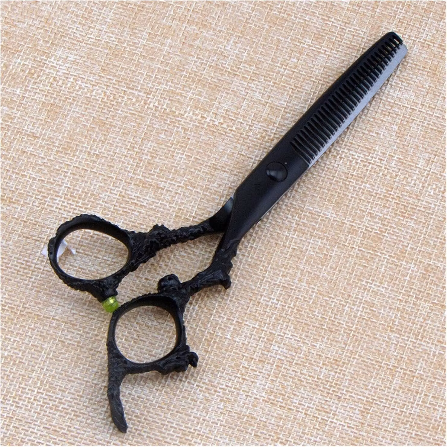 Forbici nere per parrucchieri, forbici per tagliare i capelli, forbici per bambini