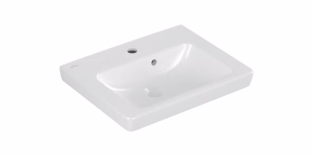 Villeroy & Boch Subway 2.0 lave-mains, 1 trou pour robinet, avec trop-plein, 500x400mm, 731550R1, 731550R1