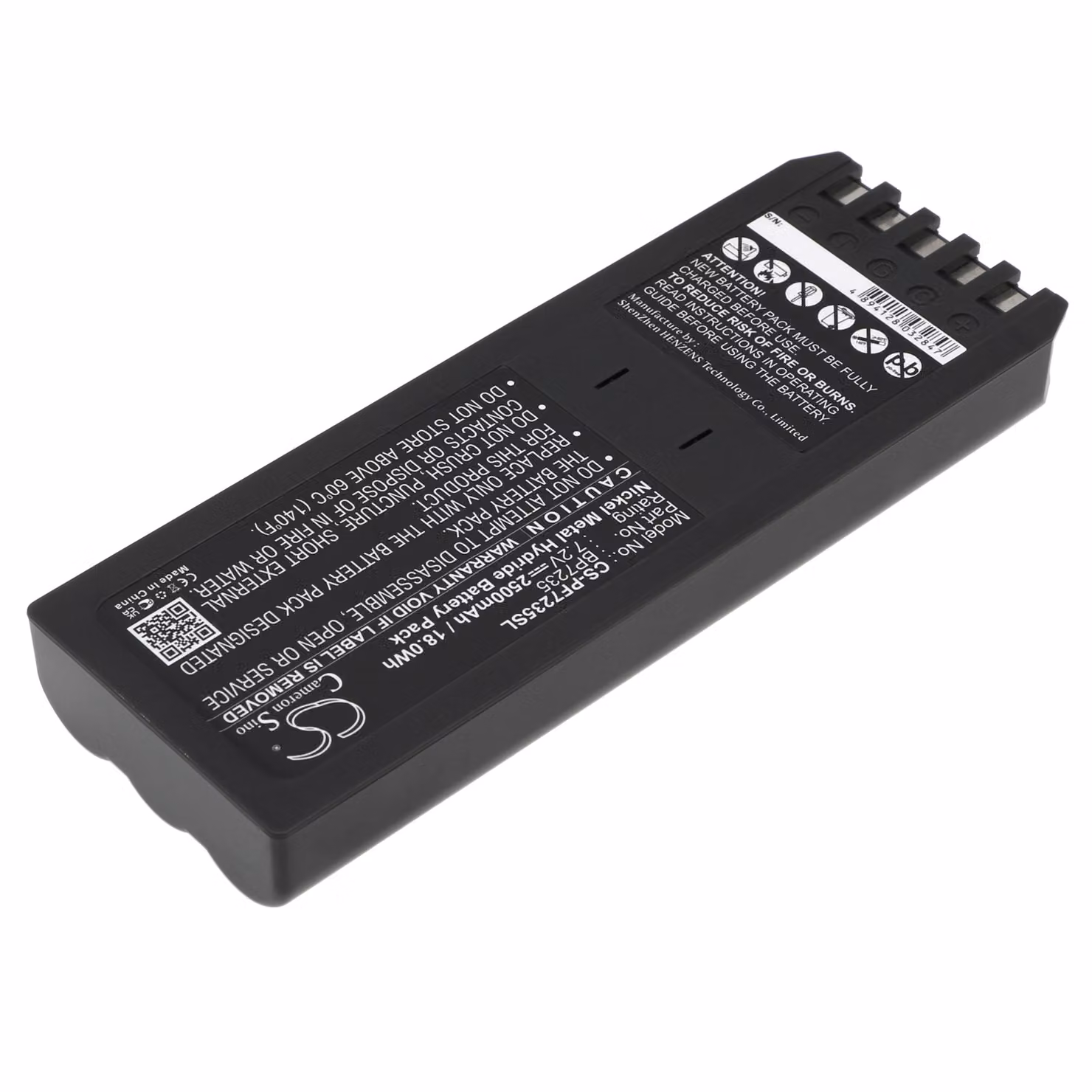 TECHTEK Batteria compatibile con [Fluke] 700 Calibrator, 740 Calibrator, 744 Calibrator, DSP-100, DSP-2000, DSP-4000, DSP-4000PL, DSP4100, DSP4300 ca
