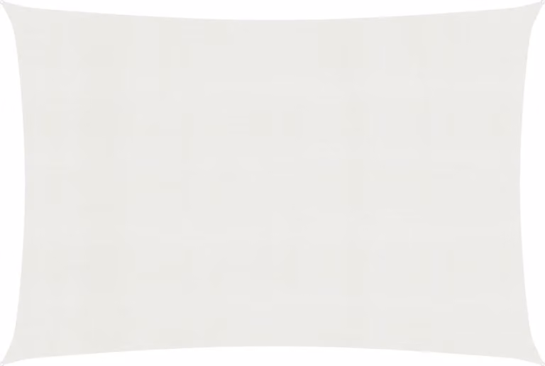 The Living Store Tenda da sole 160 g/m² Bianco 3x4,5 m HDPE