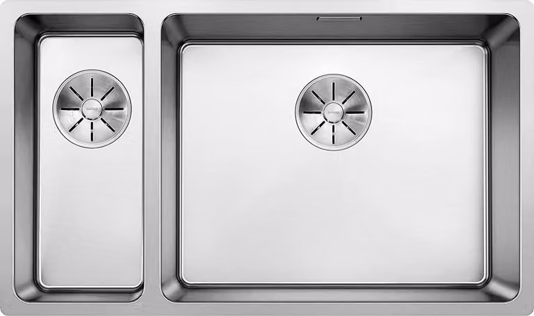 BLANCO 522989 ANDANO 180/500-U con valvola InFino® senza telecomando di scarico / Vasca in acciaio inox